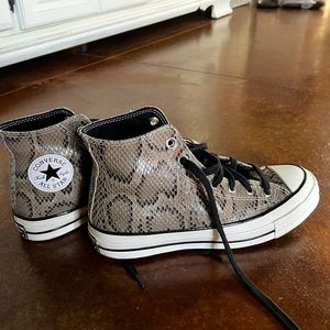 Snakeskin Converse